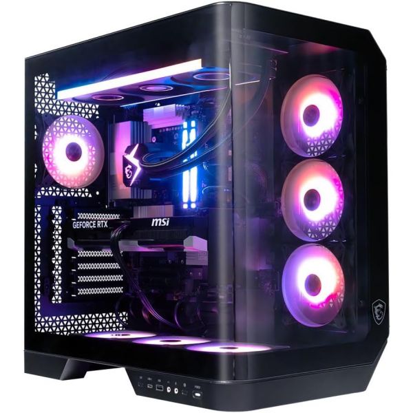 게이밍 그래픽카드 비디오 게임용 PC MSI Vision ZS 9NVV-1275US Gaming PC AMD Ryzen 7 9800X3D 4.7GHz