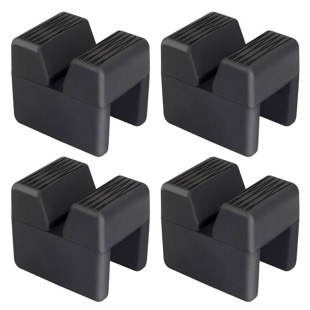 [오늘출발] 잭 스탠드용 스파르타 4개 자동차 패드 어댑터 7개 - 범용 고무 슬롯 프레임 레일 핀치 용접 보호기 3.0톤(