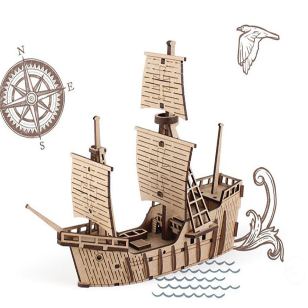 [오늘출발] 해들일추천샵 우드조립키트 산타마리아호 아동조립키트 공작키트 과학실험키트 어린이공예