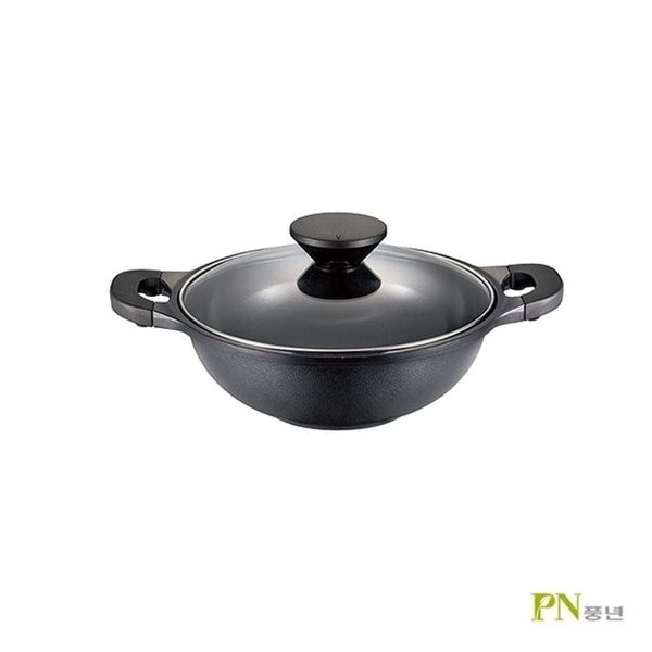 고품질 PN풍년 펄블랙주물IH 전골냄비 26cm 사골냄비 (WFIH70G)