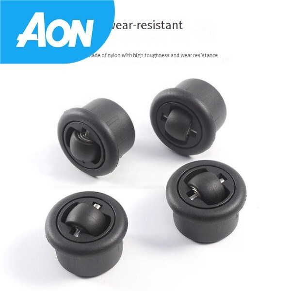 [오늘출발] 범용 슬롯 푸시 풀 테이블 가구 하단 무소음 방향 히든 휠  360 ° 자유 회전  4 개