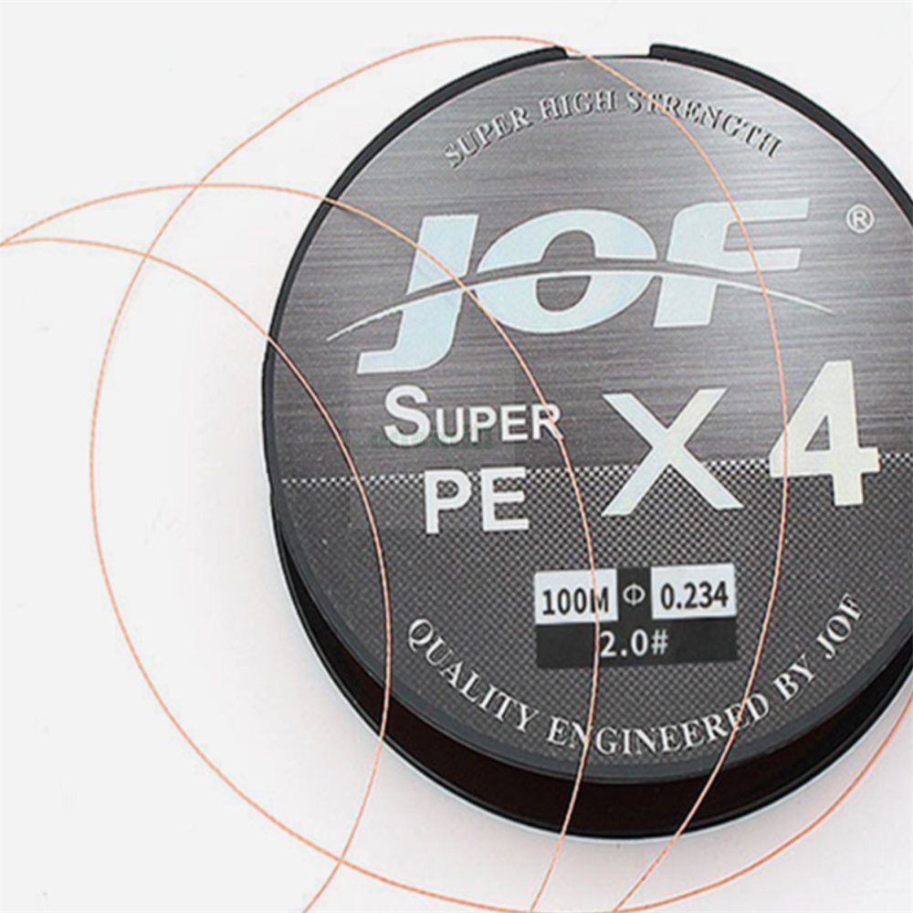 [오늘출발] 원밀스토어 4합사 2호 100M 오렌지 민물원줄 바다낚시줄 바다원줄 원투낚시합사