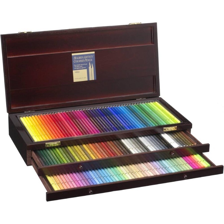 홀베인 아티스트 유성 색연필 150색 목함 세트 OP946 HOLBEIN