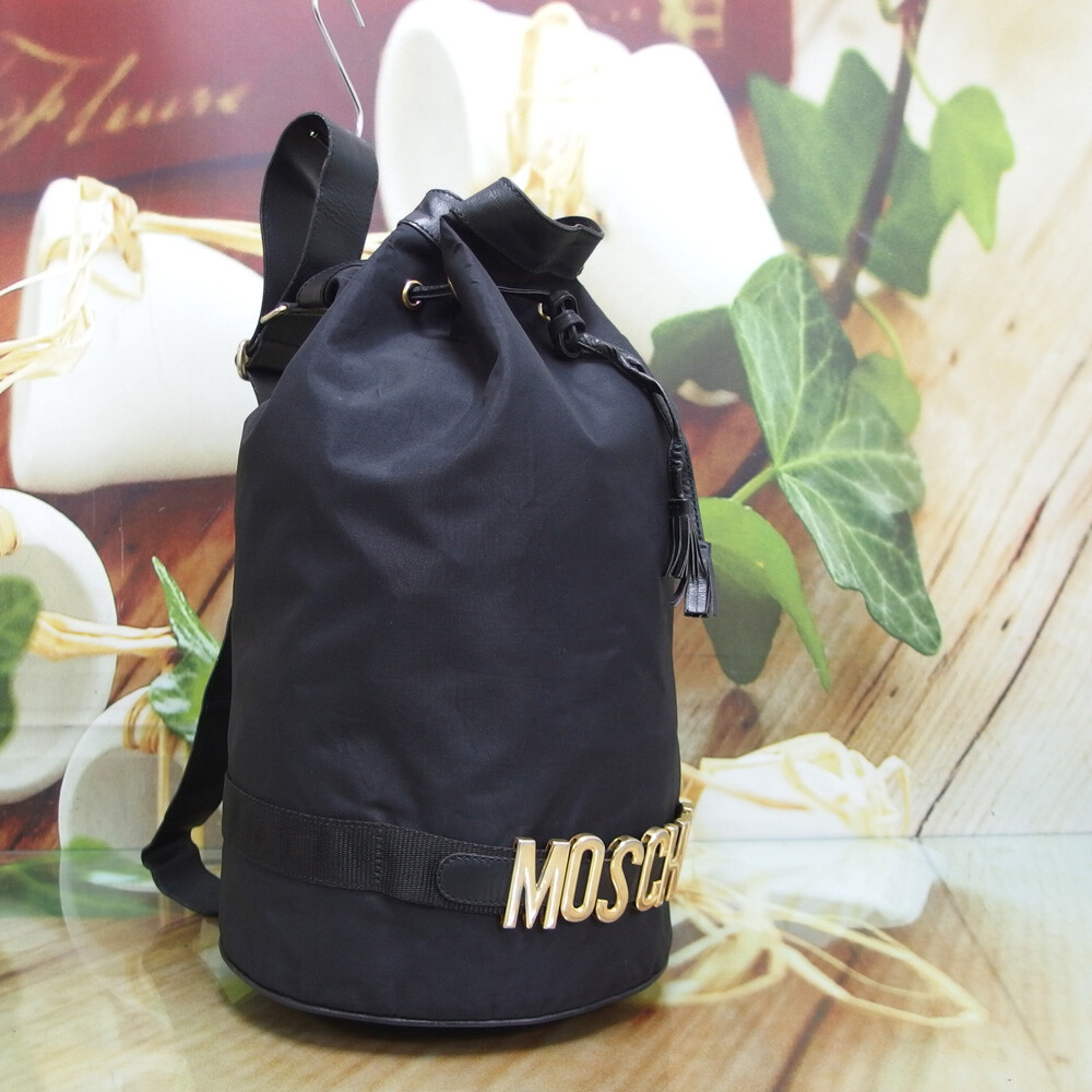 [오늘출발] [중고] [중고]모스키노 구제토토 모스키노 복조리형 외줄 백팩 배낭 정품 중고가방 명품 52612