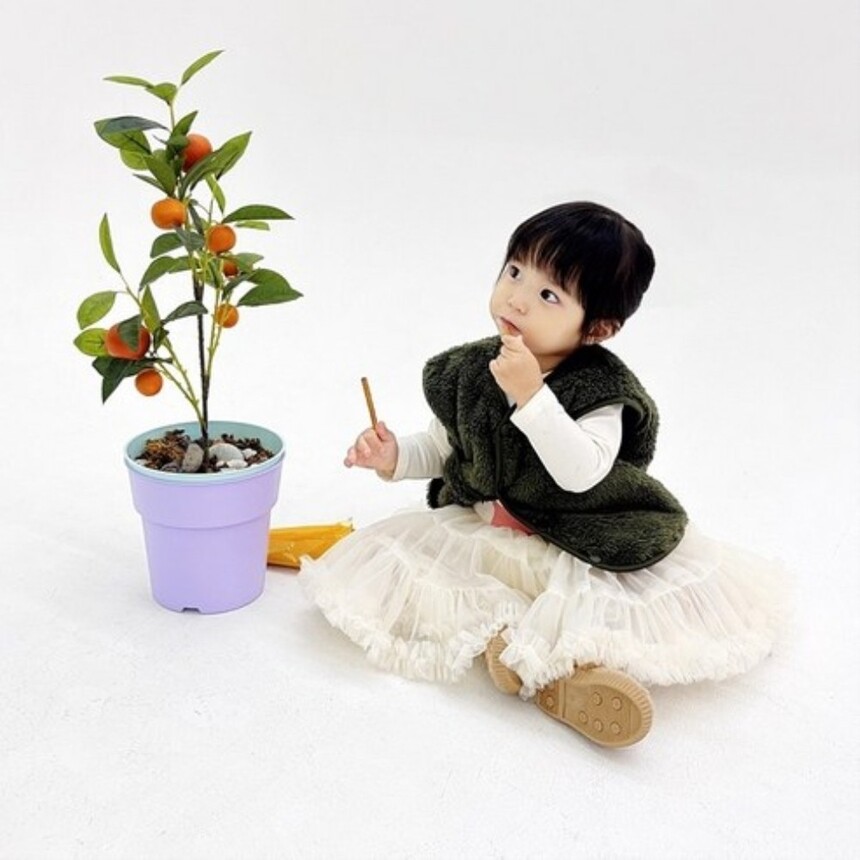 콘 후리 베트 주니어 키즈 유 남 여 공용 겨울 리 조끼