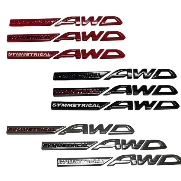 [오늘출발] [해외] 스바루 BRZ SYMMETRICAL AWD 로고 WRX 포레스터 XV 아웃백 임프레자 자동차 배지 스티커 트렁크 엠블럼