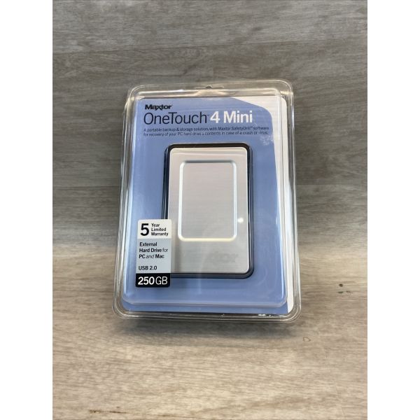 Seagate One터치 4 Mini 250GB 외장형 5400RPM STM902503OTA3E1-RK HDD 하드디스크세금포함 정품 NEW 노트