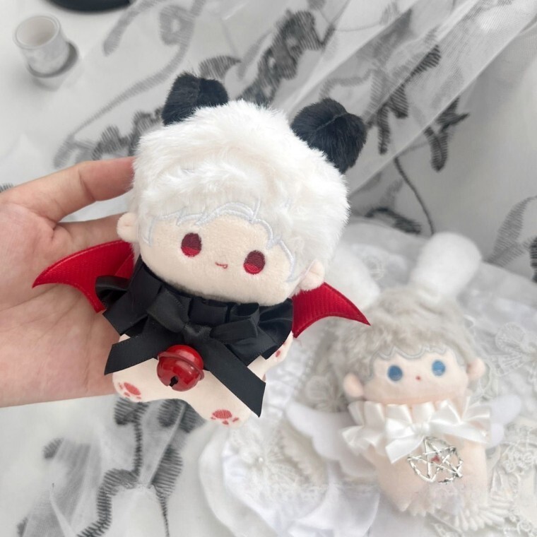 10cm 인형옷 천사 악마 날개 세트 buyus