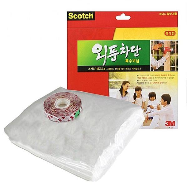 샷시 3M 외풍차단 특수비닐(특대형) 단열효과 HWDB24DB