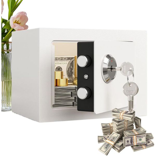 9313771 개인 금고 안전 Small Safe 방범 소형 코인 슬롯 포함 수납정리함 임대 물건 호텔 도어락 서류 옷