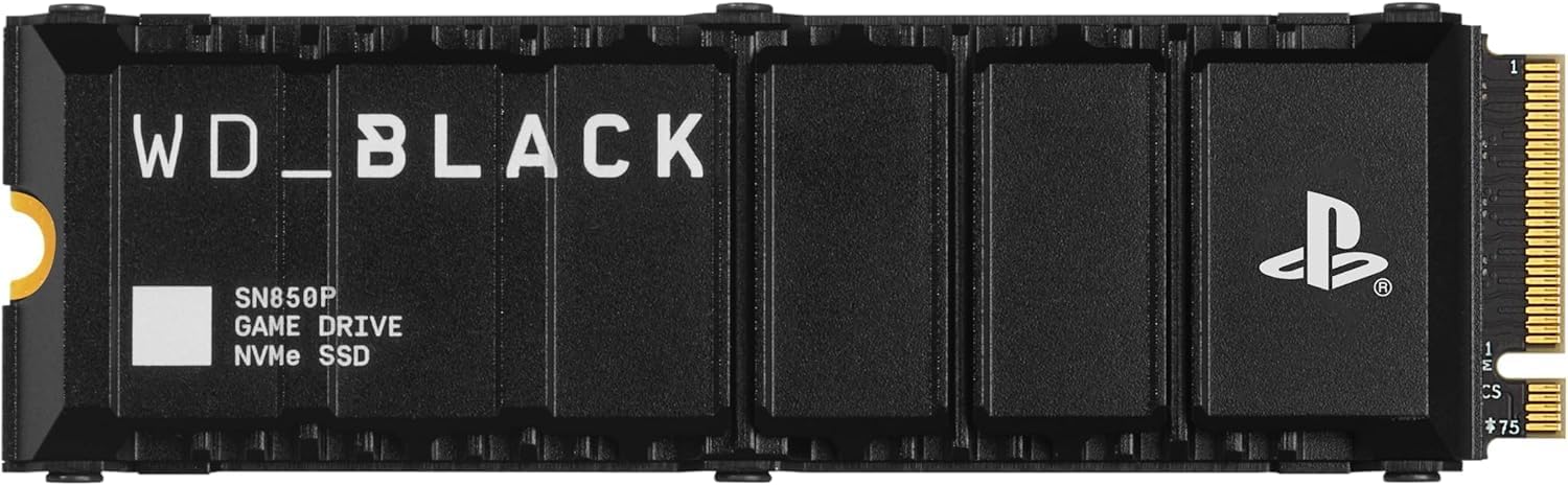 [오늘출발] [해외] 웨스턴디지털 WD_BLACK 2TB SN850P NVMe M.2 SSD PS5 콘솔용 공식 라이선스 스토리지 확장 최대 7