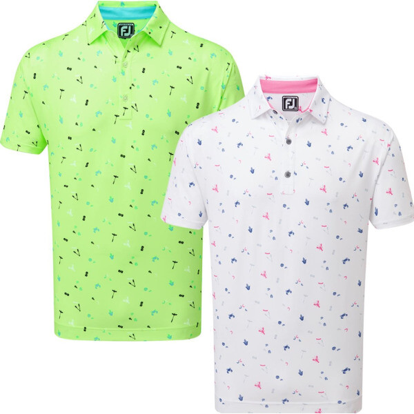 [아쿠쉬네트컴퍼니]풋조이 풋조이 골프셔츠 반팔 티셔츠 모델 골프웨어 기능성 남자셔츠 여름용 Clam Bake L
