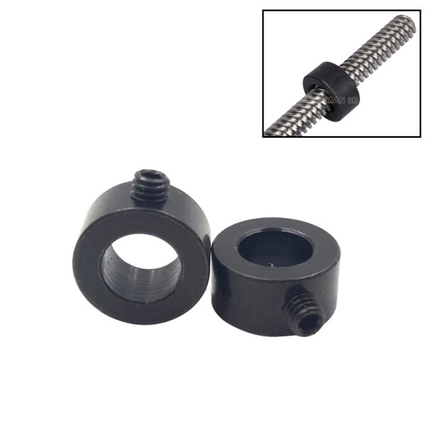 [오늘출발] 5Pcs 오픈 소스 잠금 칼라 T8 리드 스크류 잠금 링 잠금 블록 절연 컬럼 3D 프린터 CNC 용 3mm/4mm/5mm/6mm