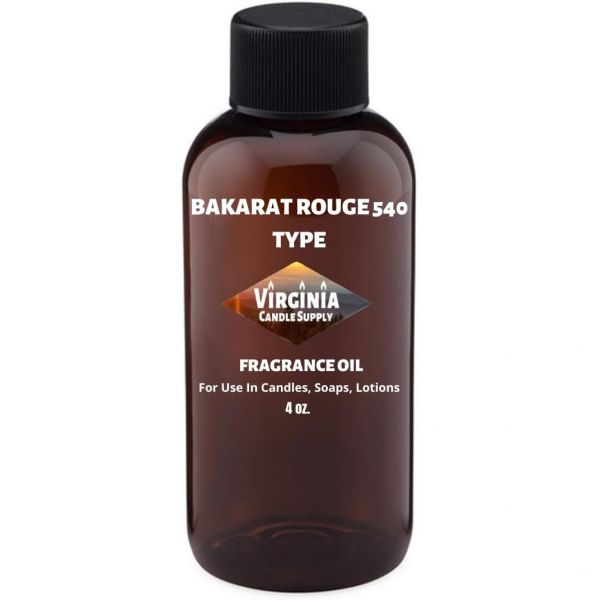 Virginia Candle Supply 바카라 Rouge 540 향기 오일 (브랜드 이름의 우리 버전) (4온스 병) - 양초 제작