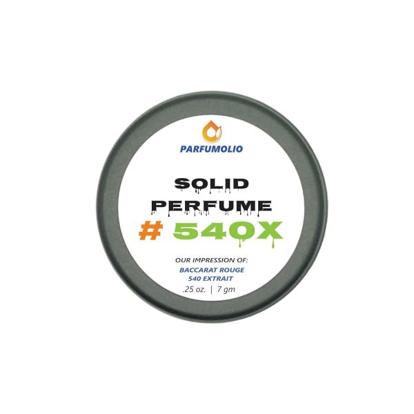 ParfumOlio 솔리드 퍼퓸 540X 바카라 540 엑스트레 프리플레이 향수 모방 유니섹스 휴대용 비침 방지 농축