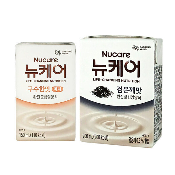 대상웰라이프 뉴케어 검은깨맛 200ml x 30팩 + 뉴케어 미니 구수한맛 150ml x 32팩
