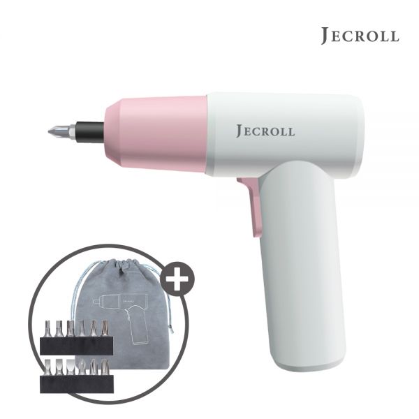 제크롤 3.7V 무선 전동 드라이버 DW-107P / 12종비트 LED터치 저소음 C타입 USB충전