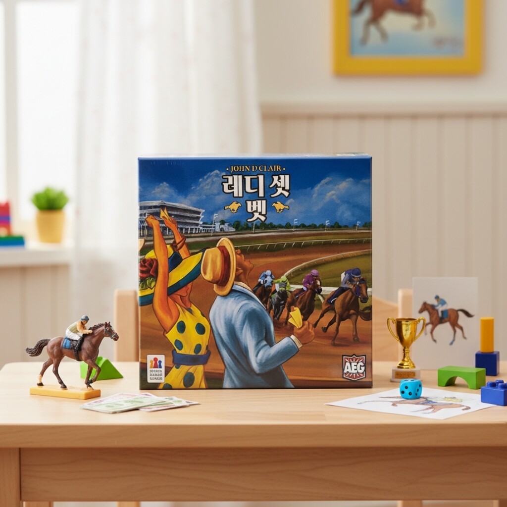 [오늘출발] 코리아보드게임 레디 셋 벳 경마게임 경주마 달리기 배팅 주사위놀이 청소년 파티 장난감