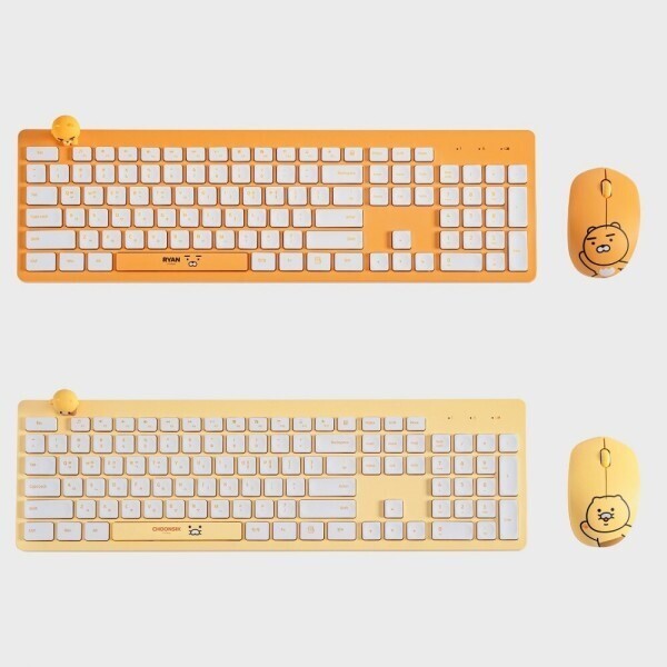 [카카오아이엑스][오늘출발] [호환] 카카오프렌즈 호환 KF7300 리시버 USB 호환 동글 수신기  피규어 라이언 춘식이 무선 키보드 마우스용