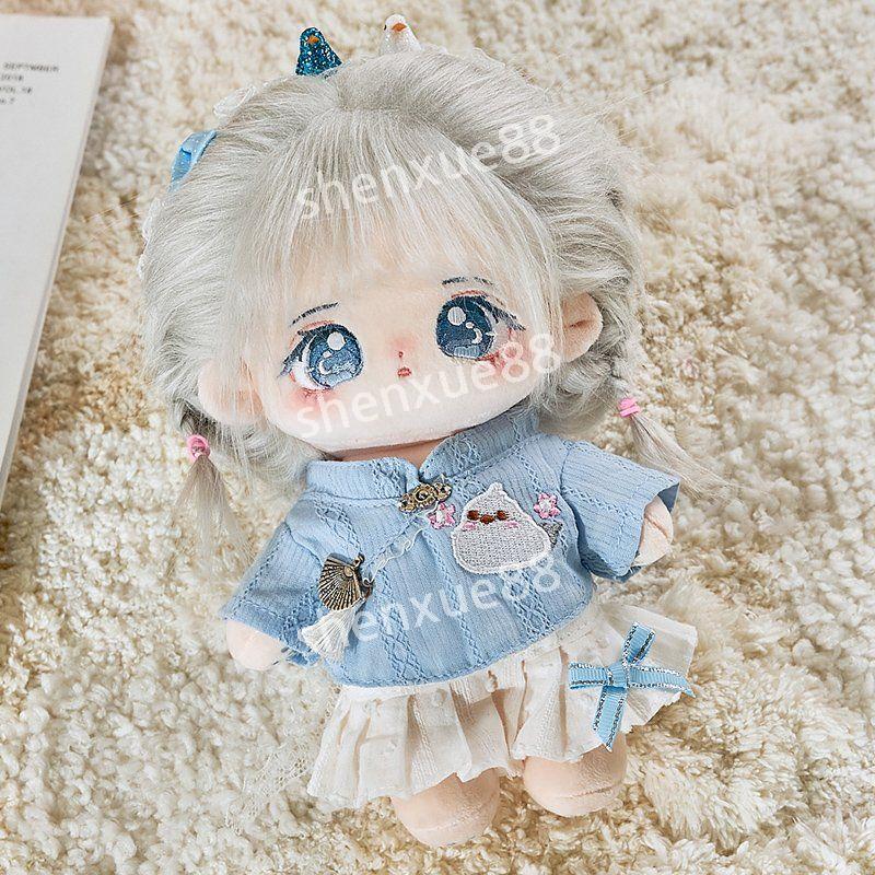 무속성 20cm 솜인형 아이돌 인형옷 예쁜 여자 솜뭉치 솜깅이 몸체 영월 아기 + 시 강남 비 20cm (뼈대 있음