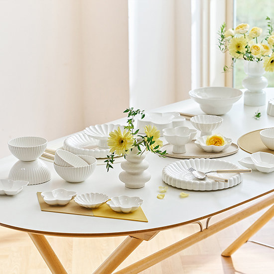 까사무띠 까사무띠 부케 4인조 디너세트 36P