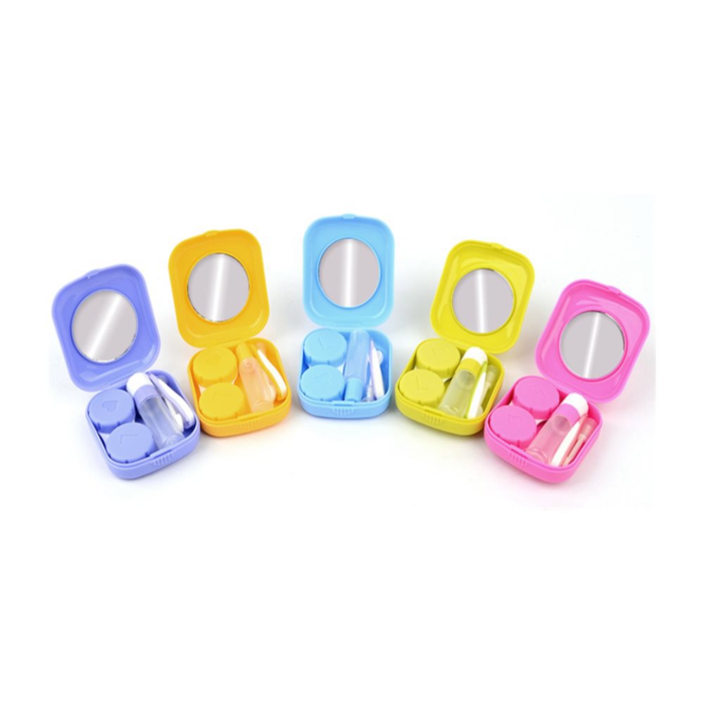 [오늘출발] 로켓터틀 콘택트 렌즈케이스 거울렌즈케이스 렌즈케이스집게 콘텍트렌즈착용도구 렌즈식염수휴대용