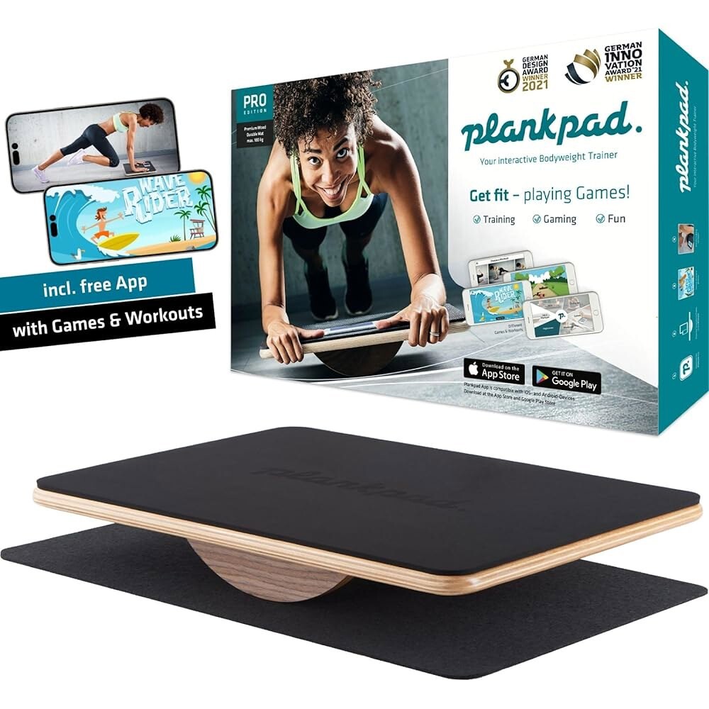 [오늘출발] Plankpad PRO 게임 및 운동하기 무료 iOS/안드로이드 앱 10게임이 포함된 Plank Balance Board 다이내믹