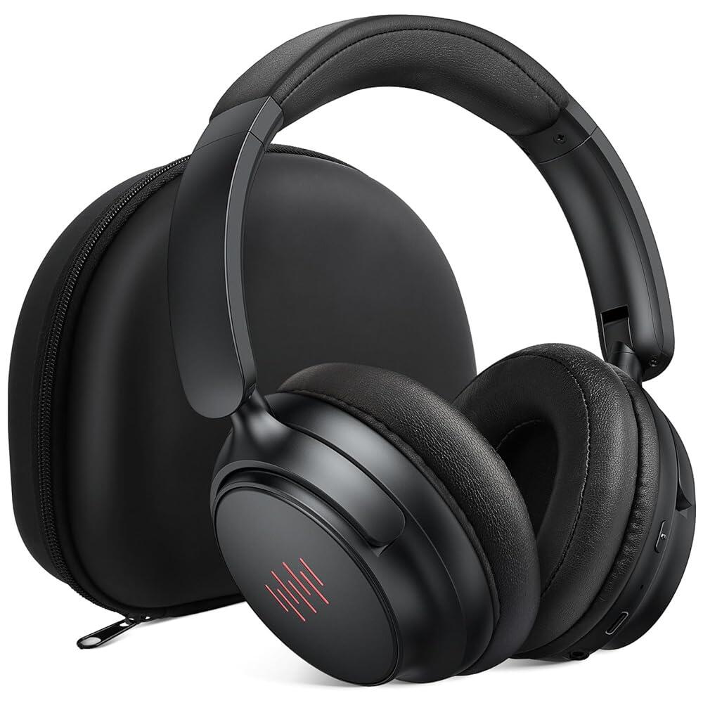 액티브 노이즈 캔슬링 헤드폰 무선 블루투스 5.4 오버이어 ANC 헤드셋 학생 게임 온라인 수업 여행 비행기