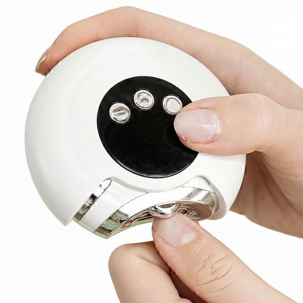 전동 손톱깎이 자동 손톱깎기 KC인증 2in1 저소음 LED 속도조절 USB C타입 충전 가정용