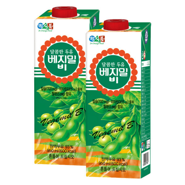 [오늘출발] 베지밀 달콤한 베지밀B(Edge) 950ml 12팩