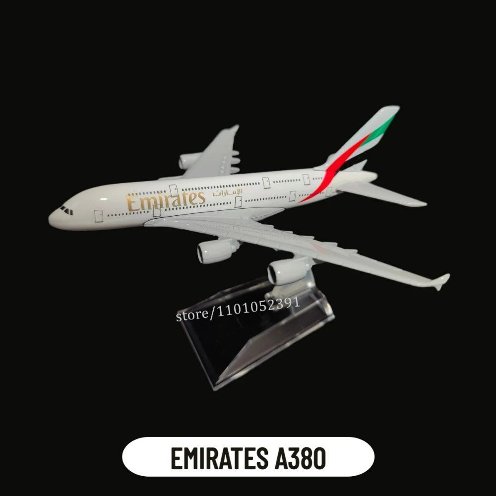 비행기모형 에미레이트 A380 비행기 항공기 미니어처 피규어 Emirates A380