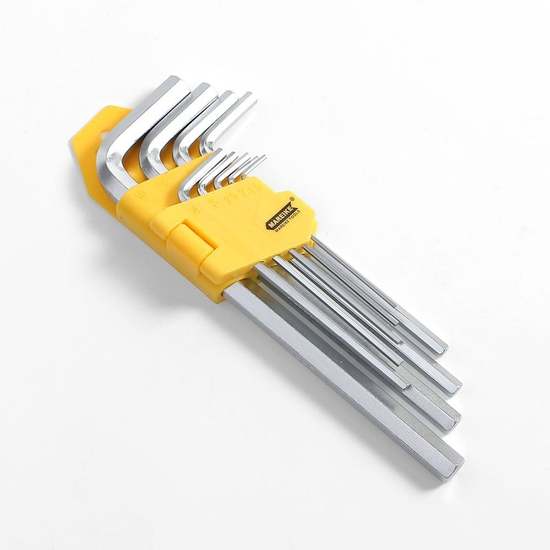 HWA 크롬바나듐강 소재 롱 육각 렌치세트 육각렌치 볼렌치세트 볼렌치 육각렌치세트 고급렌치세트 강력한렌