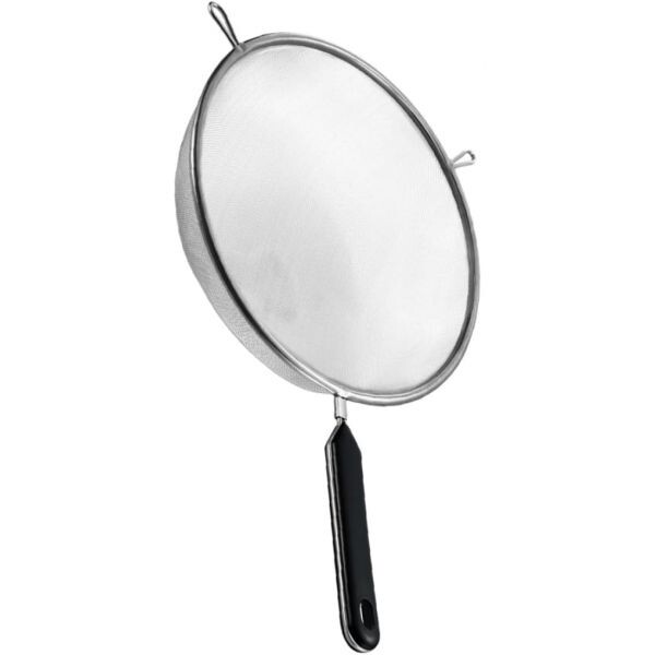 채반 소쿠리 바구니 타공 누오베스티 미세망 체질기 콜랜더 스푼 20cm 스테인리스 스틸 오일 스키머 핸들과