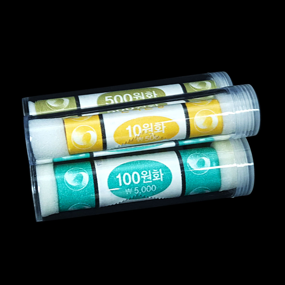 [오늘출발] 10원 50원 100원 500원 롤 주화 보관 케이스 화폐 수집 전문 용품