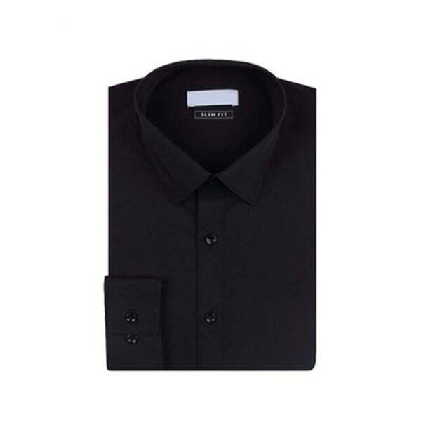 기타 (패플) 모로엠블랙 버튼 남성 슬림 셔츠 ON-SHA-QWFL93NH