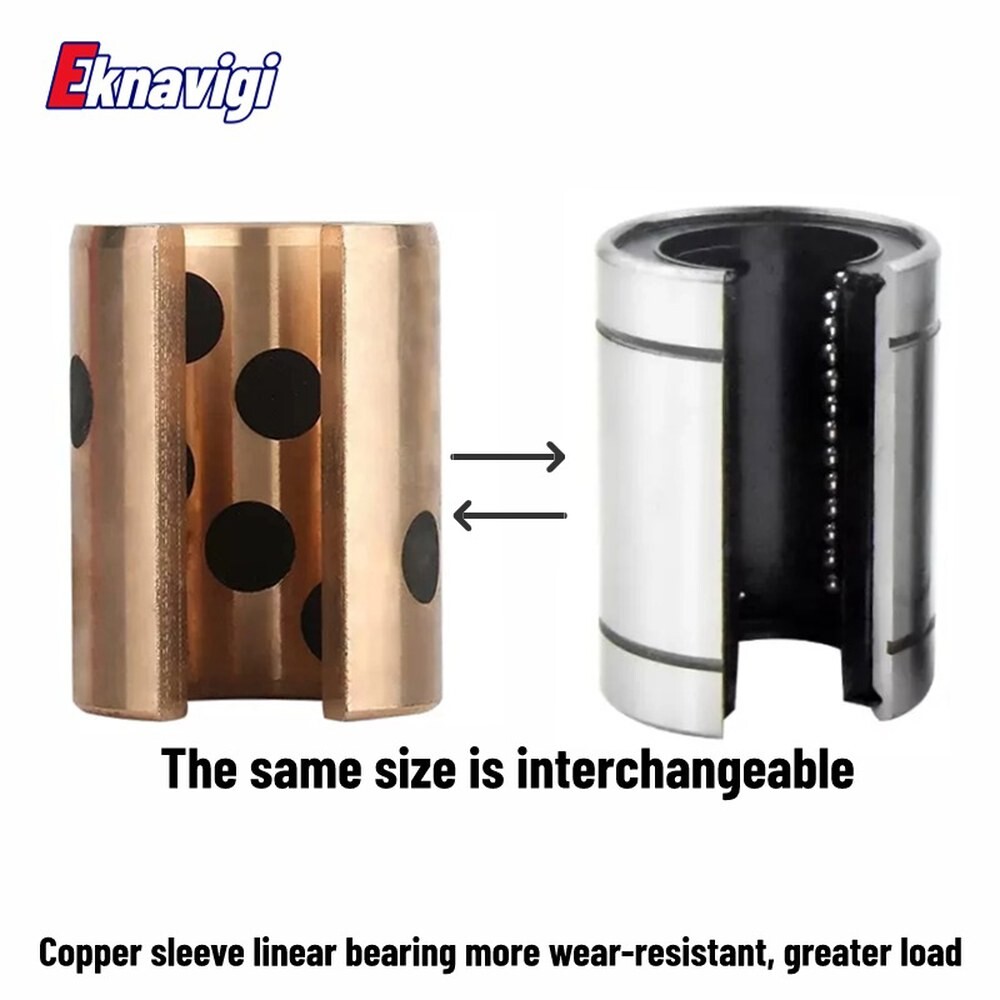 [오늘출발] JDB LM50OP 오픈 자기 윤활 흑연 구리 슬리브 선형 베어링 오일 프리 부싱 5080100mm 6