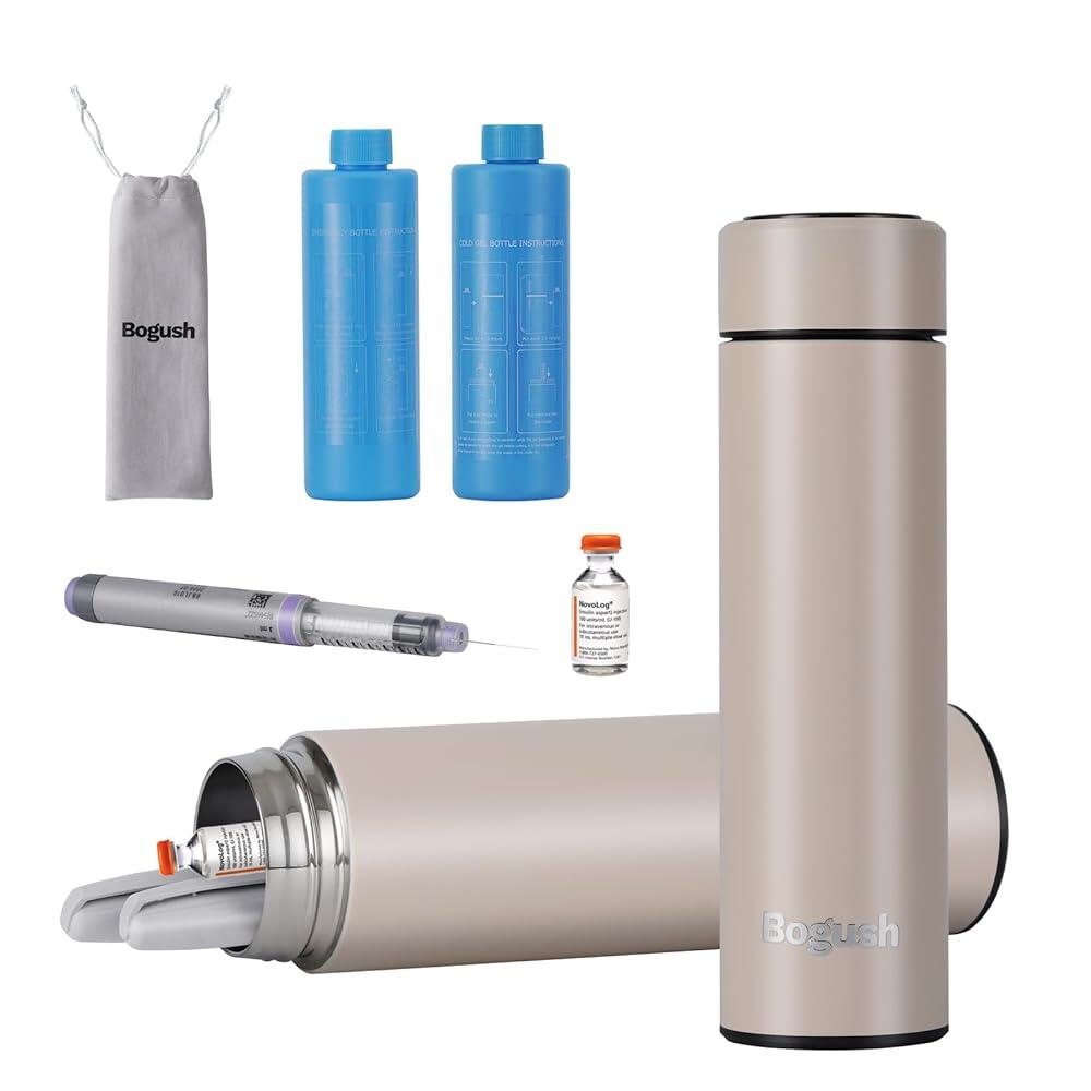 60H 인슐린 펜 쿨러 여행용 케이스 약물 쿨러 여행용 TSA 승인 약 쿨러 의료 당뇨병 환자 여행 쿨러 백 Epi