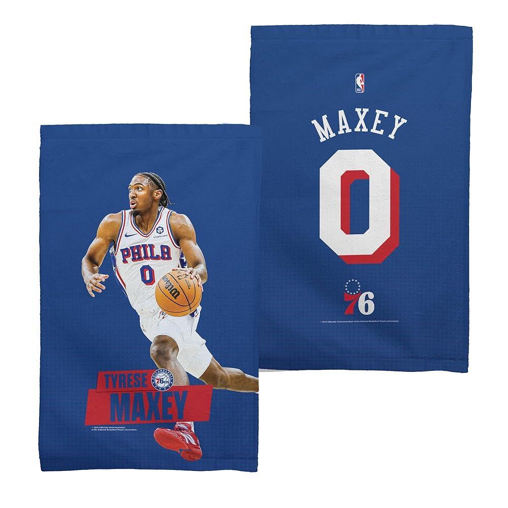 Philadelphia 76ers Tyrese Maxey NBA 2팩 팬 타월 40.6x63.5cm(16x25인치)