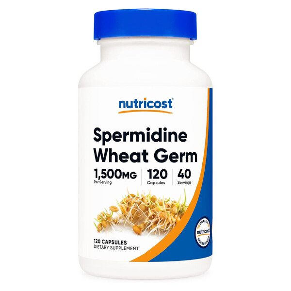 [해외] 뉴트리코스트 뉴트리코스트 스페르미딘 스퍼미딘 밀배아 추출물 1 500mg 120캡슐 40일분