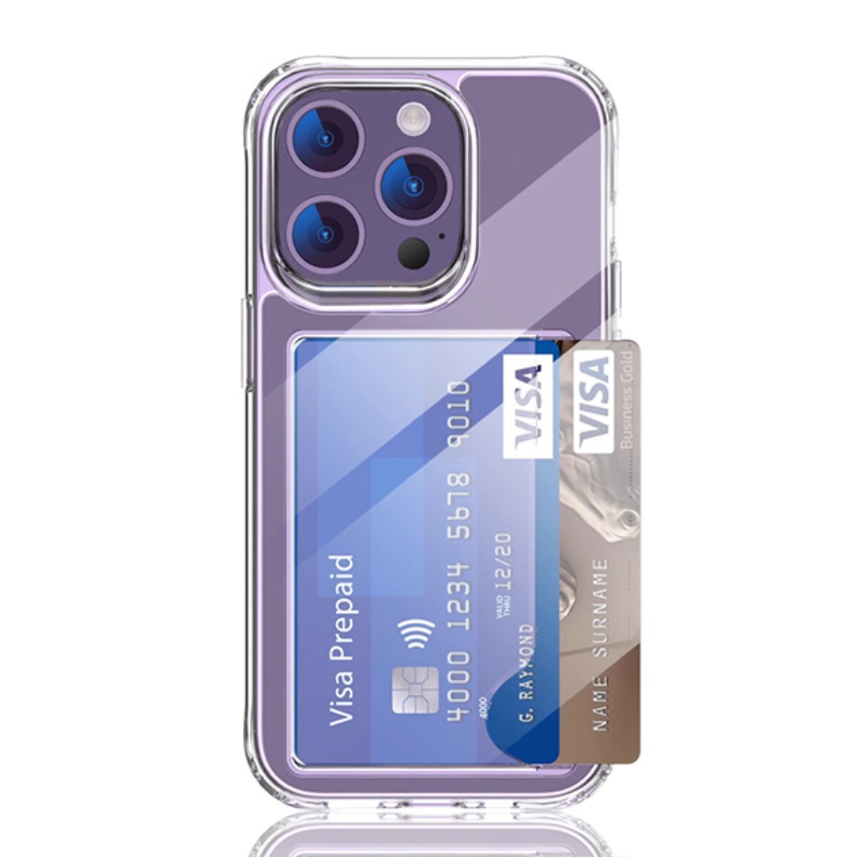 멕시드 MECSEED 카드 2장 슬림슬롯 변색없는 휴대폰 케이스