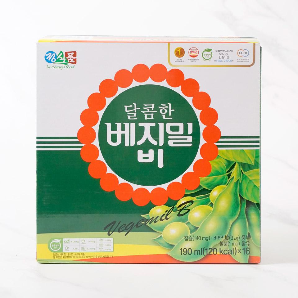 베지밀 메가마트 정식품 베지밀 팩두유B 190ml16개