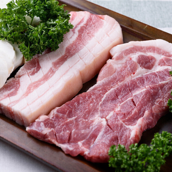 [오늘출발] 한돈 냉장 돼지고기 삼겹살/오겹살 구이용 1kg (2kg 이상 무료배송) 꽃살구이용목살부위꽃살