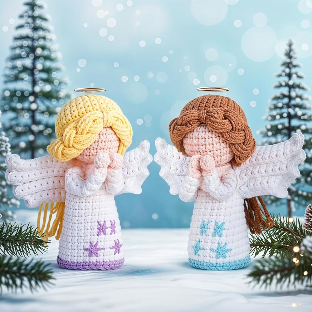 [오늘출발] 초보자용 크로셰타 크로셰 튜토리얼이 키트 DIY 아미구루미 실 이상 뜨개질 2팩 40% 동영상 포함된 성인용