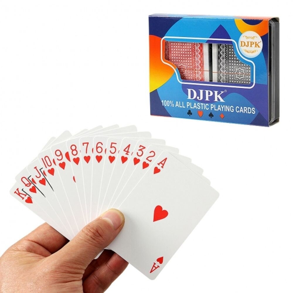 (2개입-케이스포함)플레잉 트럼프 카드/고급/게임/조커/뽑기/딜러/카지노/발포/성인/가족/놀이/도둑잡기