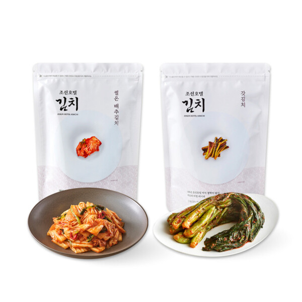 하프클럽/신세계푸드 (온라인) 조선호텔 썰은배추김치 1kg+갓김치 1