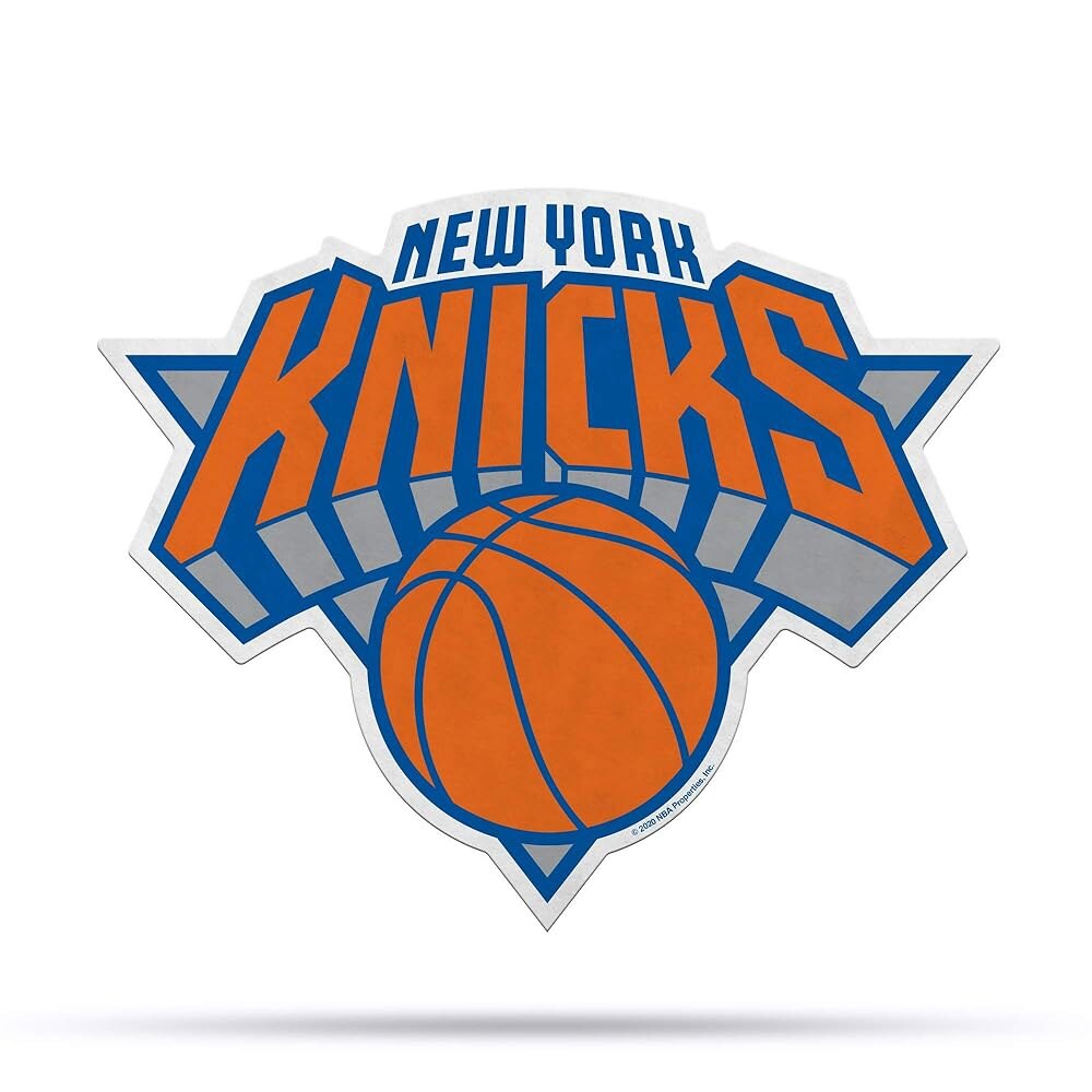 [오늘출발] 리코 인더스트리 NBA 뉴욕 닉스 기본 로고 모양 컷 페넌트 팀 색상 아이템 발자국: 18피트