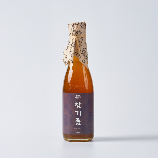 [오늘출발] 백년본가 저온압착 통 참깨 참기름 방앗간 돌 답례품 350ML