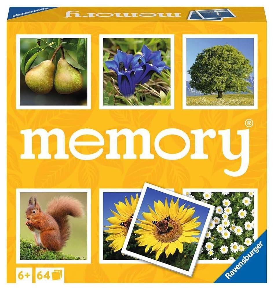 [해외] Ravensburger Nature Memory Game - 6세 이상 아동용 매칭 사진 스냅 페어