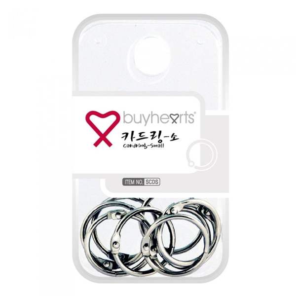 (알티피아)바이하츠 실버카드링 소 SCDS / 지름 2cm 세트용 개(1개입) 100g실버바