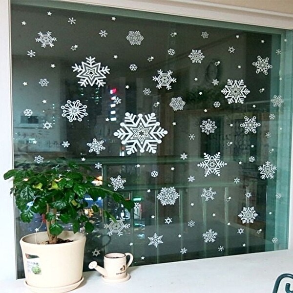 조인컴퍼니 국내제작 창문 아트스티커 야광 겨울야광눈꽃 시리즈 3종택1 (KY